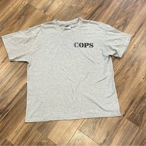 COPS T.V. show T-shirt. Dayton. Vintage Hanes.